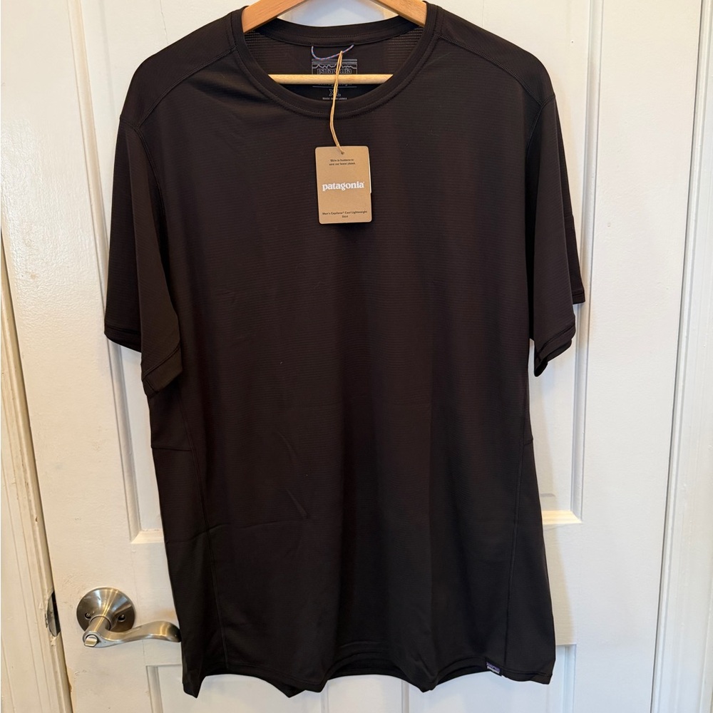 Patagonia Men's Capilene Cool Lightweight Black T-Shirt XL